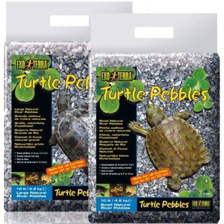 Exo Gravier tortue 2x8-10mm/4,5kg - Exo Terra à 17,95 € - Exo Terra - 33/PT3830 - Substrats