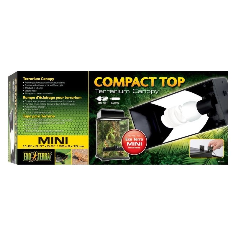 Exo Compact Top rampe éclairage Mini 30cm - Exo Terra 33/PT2225 Exo Terra 37,75 € Ornibird