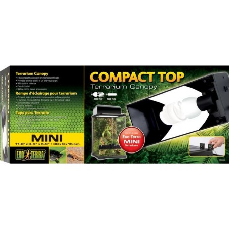 Exo Compact Top rampe éclairage Mini 30cm - Exo Terra à 37,75 € - Exo Terra - 33/PT2225 - Lampes