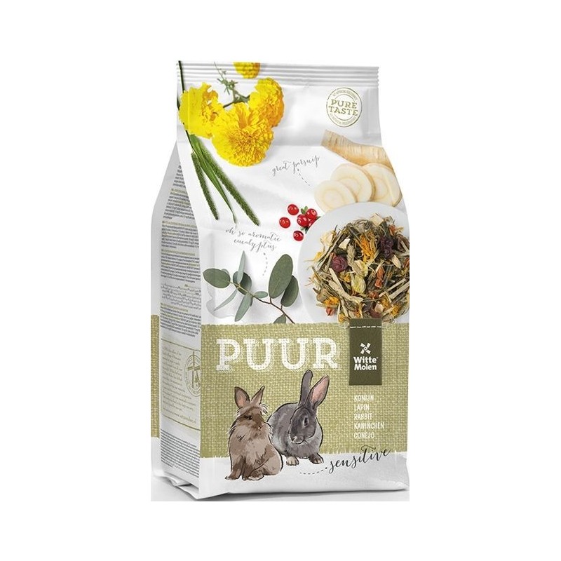 Puur Lapin Sensitive 3kg - Witte Molen Puur Lapin Sensitive 3kg - Witte Molen