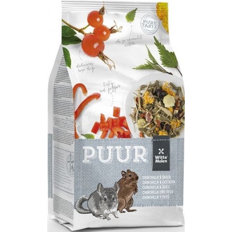 Puur Chinchilla et Octodon 500gr - Witte Molen à 4,50 € - Witte Molen - 654815 - Alimentation principale