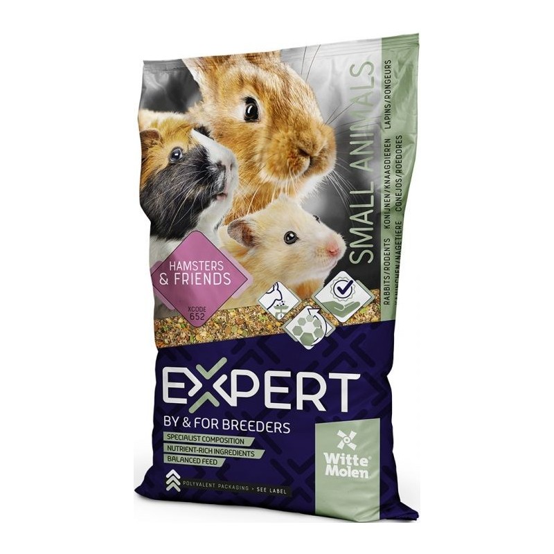 Expert Hamsters et Friends 5kg - Witte Molen Expert Hamsters et Friends 5kg - Witte Molen