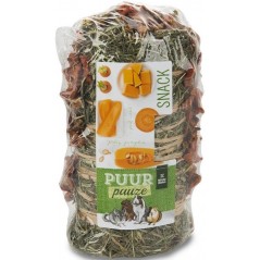 Puur Pauze Botte de foin carotte & potiron 200gr - Witte Molen - 6,05 € - Witte Molen - 8711304671415 - Ornibird SRL