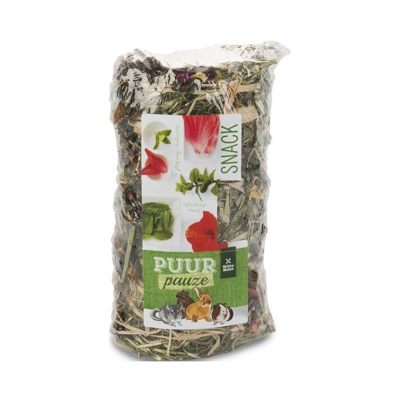Puur Pauze Botte de foin hibiscus & menthe 200gr - Witte Molen