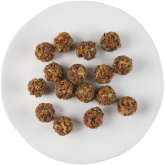 Puur Pauze Balle de légumes potiron & persil 100gr - Witte Molen - 5,40 € - Witte Molen - 8711304685016 - Ornibird SRL