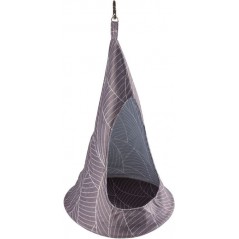 Tipi suspendu en peluche Gris/blanc M-23x23x42cm - Duvo+ à 7,45 € - Duvo + - 12397 - Lits, grottes & tunnels