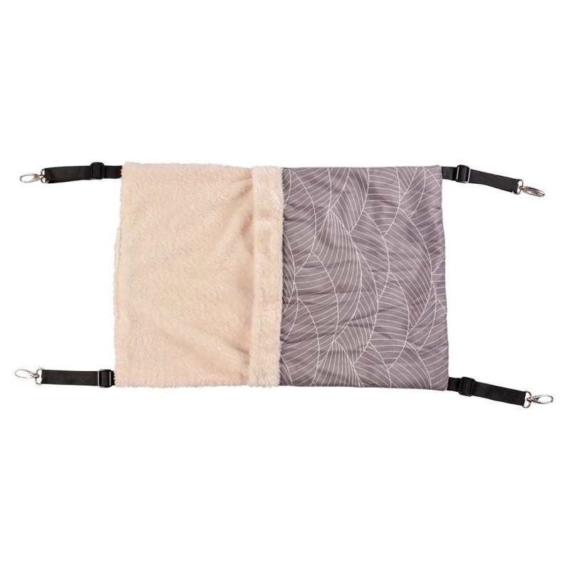Lit suspendu en peluche Gris/blanc S-47x32x2cm - Duvo+ Lit suspendu en peluche Gris/blanc S-47x32x2cm - Duvo+