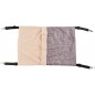 Lit suspendu en peluche Gris/blanc S-47x32x2cm - Duvo+ Lit suspendu en peluche Gris/blanc S-47x32x2cm - Duvo+
