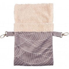 Sac suspendu en peluche Gris/blanc S-17x11x1cm - Duvo+ à 4,25 € - Duvo + - 12403 - Lits, grottes & tunnels