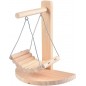 Chaise à bascule en bois 21,5x11,5x24cm - Duvo+ Chaise à bascule en bois 21,5x11,5x24cm - Duvo+