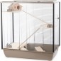 Cage Natural Fargo Moka 78x48x80cm - Duvo+ Cage Natural Fargo Moka 78x48x80cm - Duvo+
