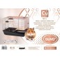 Cage Copper Rex 2 Noir/Cuivre 58x38x43cm - Duvo+ Cage Copper Rex 2 Noir/Cuivre 58x38x43cm - Duvo+