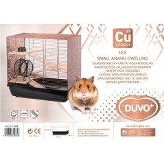 Cage Copper Lex Noir/Cuivre 58x38x55,5cm - Duvo+ - 175,95 € - Duvo + - 5414365329853 - Ornibird SRL