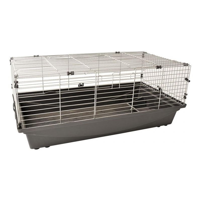 Cage Rabbit 100 Eco Gris 100x54,5x41,5cm - Duvo+ 312100 Duvo + 79,33 € Ornibird