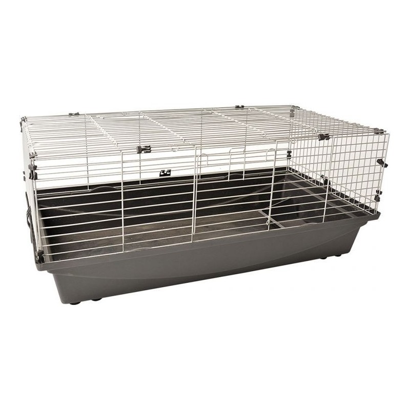Cage Rabbit 100 Eco Gris 100x54,5x41,5cm - Duvo+ Cage Rabbit 100 Eco Gris 100x54,5x41,5cm - Duvo+