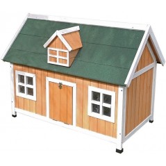 WoodLand Poulaillier/Clapier Combi 115x68x86cm - Duvo+ - 299,00 € - Duvo + - 5414365210625 - Ornibird SRL