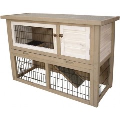 WoodLand Clapier Cotton Cottage 111x45x78cm - Duvo+ - 194,95 € - Duvo + - 5414365051112 - Ornibird SRL