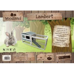 WoodLand Clapier Lambert Cottage 155x53x70cm - Duvo+ 603/248 Duvo + 225,00 € Ornibird