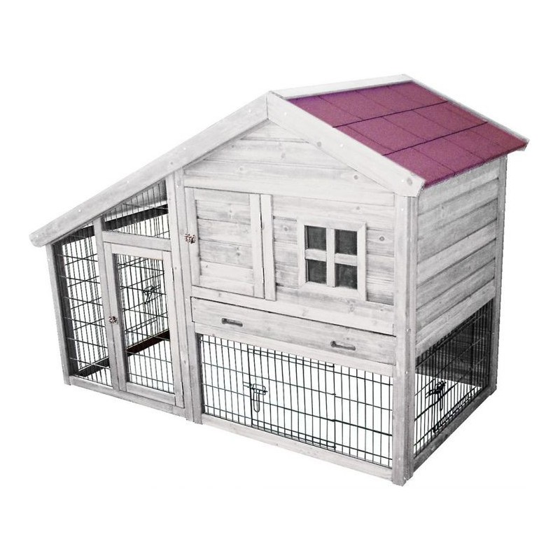 WoodLand Clapier Tridolf Cottage 150x80x108cm - Duvo+
