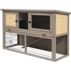 WoodLand Clapier Bel-étage Country 136,5x50x85cm - Duvo+ - 279,95 € - Duvo + - 5414365257446 - Ornibird SRL