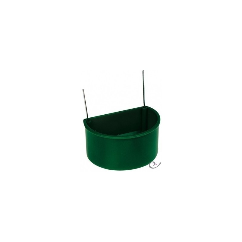 Mangeoire verte avec crochets grand modèle 7,5x5x4cm 14137 Kinlys 0,75 € Ornibird