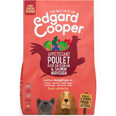 Croquettes Senior Poulet frais élevé en plein air & Saumon norvégien 7kg - Edgard & Cooper à 54,00 € - Edgard & Cooper - 9486...