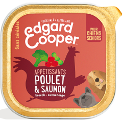 Barquette Senior Poulet & Saumon 150gr - Edgard & Cooper 9485430 Edgard & Cooper 1,90 € Ornibird