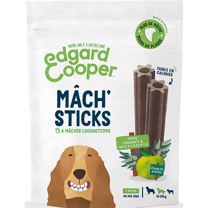 Mâch'sticks Pomme & Eucalyptus 7stick M-160gr - Edgard & Cooper 7142132 Edgard & Cooper 5,00 € Ornibird