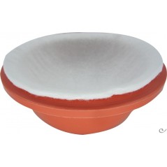 Fond de nid feutre blanc, diamètre 10cm - S.T.A. Soluzioni à 1,00 € - S.T.A. Soluzioni - I033P - Matériaux nids