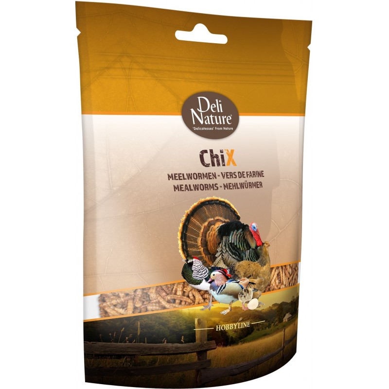 Chix Vers de Farine 500gr - Deli Nature Chix Vers de Farine 500gr - Deli Nature