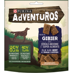 Adventuros - Riche en gibier avec céréale ancienne et super aliments 90gr - Purina à 3,15 € - Purina - 12422537 - Purina