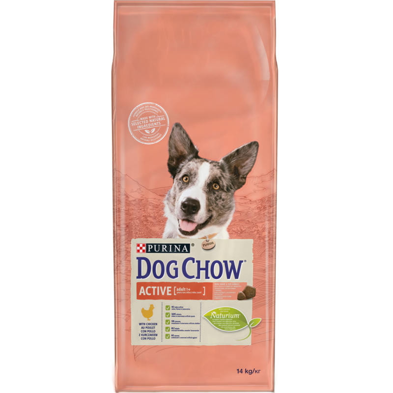 Dog Chow Adult Active - Au poulet 14kg - Purina 12362214 Purina 50,35 € Ornibird