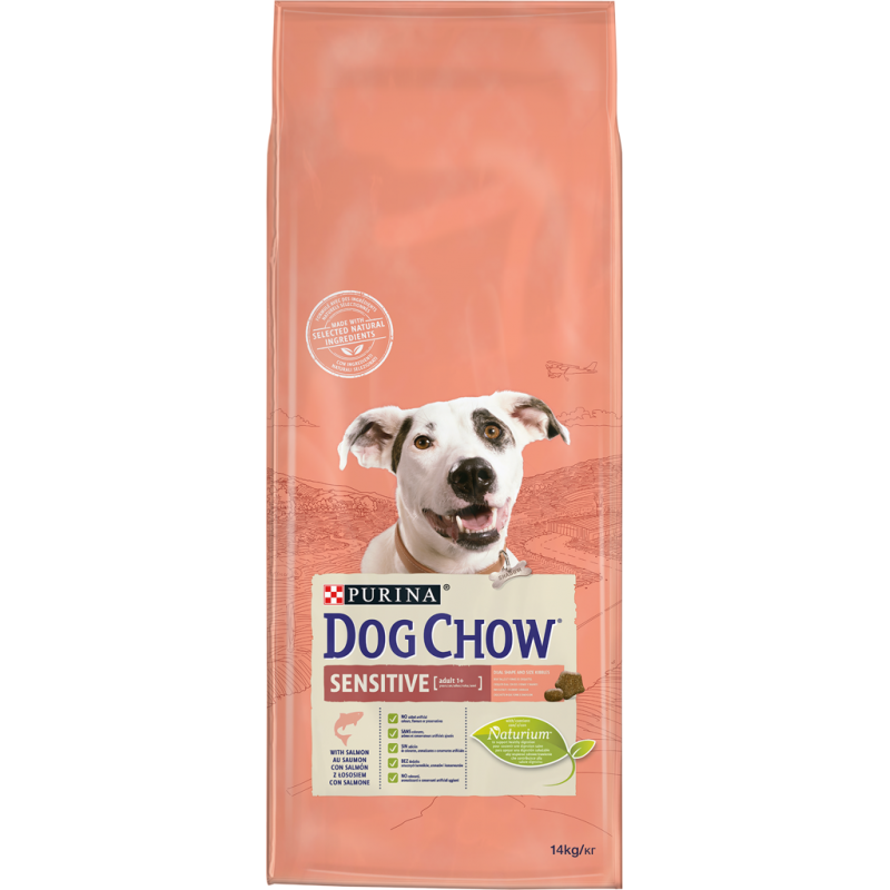 Dog Chow Adult Sensitive - Au saumon 14kg - Purina 12362422 Purina 50,35 € Ornibird