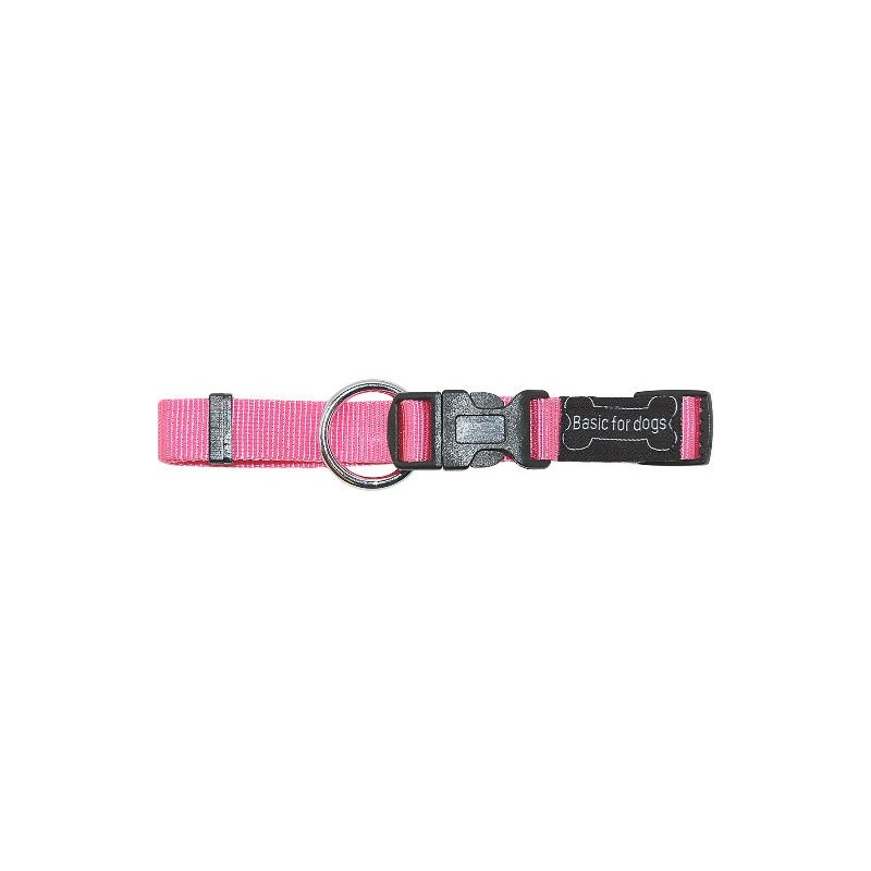 Collier Basic Line Rose 12mm 20/30cm - Wouapy