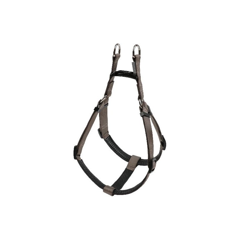 FIN DE SERIE - Harnais Basic Confort Taupe 40mm 96/120cm - Wouapy FIN DE SERIE - Harnais Basic Confort Taupe 40mm 96/120cm - Wouapy