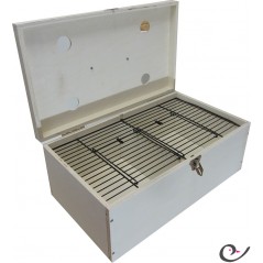 Cageot fermé en bois pour oiseaux 42x24x16cm - 42,25 € - Kinlys - 8713864730212 - Ornibird SRL