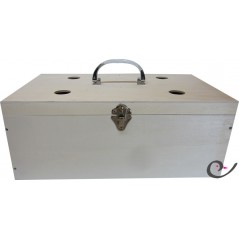 Cageot fermé en bois pour oiseaux 42x24x16cm - 42,25 € - Kinlys - 8713864730212 - Ornibird SRL