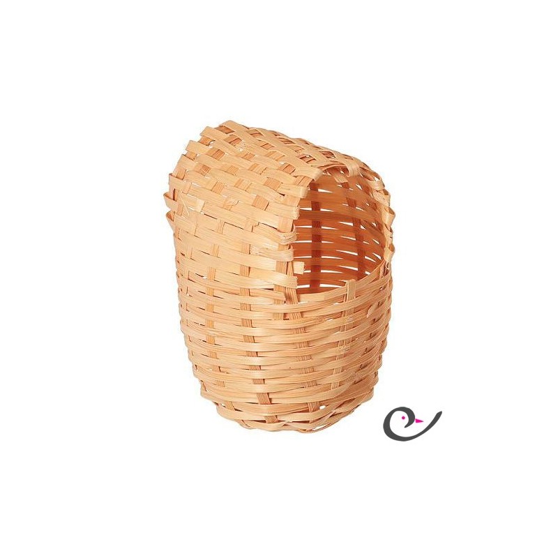 Nid en osier pour exotiques 13x11x16cm Nid en osier pour exotiques 13x11x16cm