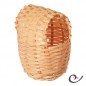 Nid en osier pour exotiques 13x11x16cm Nid en osier pour exotiques 13x11x16cm