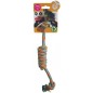 Elingue corde à noeud coton recyclé 40cm - Wouapy