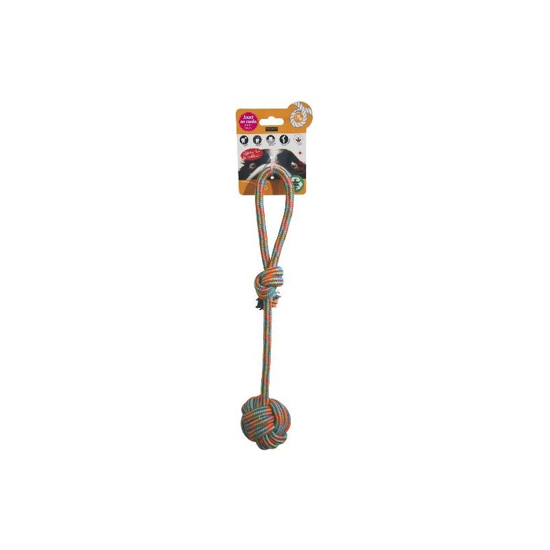 Palomar corde à noeud coton recyclé 48cm - Wouapy 327209000 Wouapy 4,85 € Ornibird