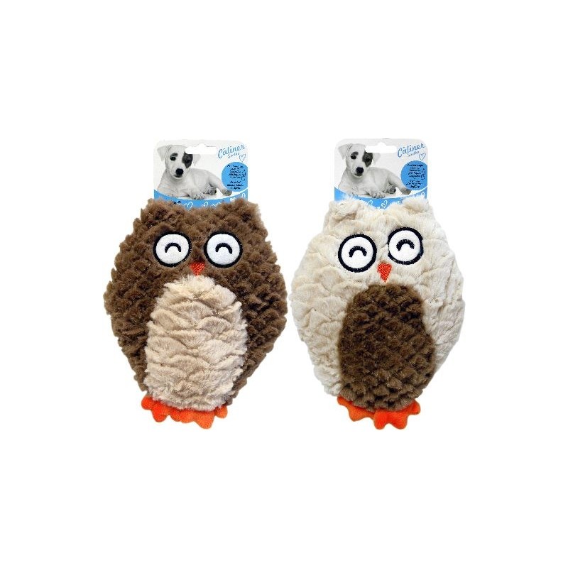 Hibou Doux + papier crinkler 25cm