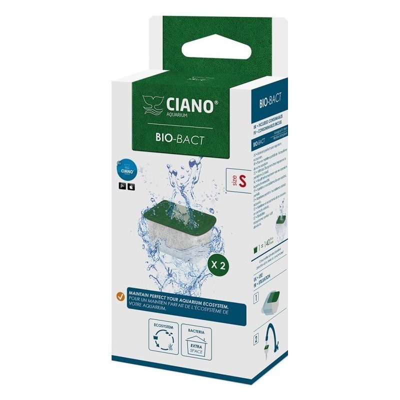 Bio-bact small 2st Vert 3,8x3x2,3cm - Ciano 77560019 Ciano 9,95 € Ornibird
