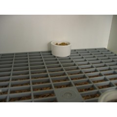 Grating - Grids, plastic (38 x 38 cm with removable feet 26129 Natural 3,80 € Ornibird