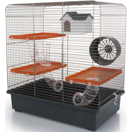 Cage pour Hamster Valérie Funny 49x32x51cm à 54,95 € - Kinlys - 35131 - Cages d'intérieur