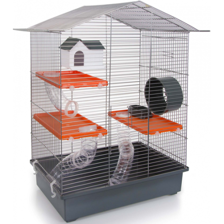 Cage pour Hamster Mia Funny 57x40,5x63cm à 66,75 € - Kinlys - 35143 - Cages d'intérieur