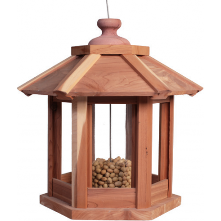 Silo Cedar Wood Ivy 31x27x31,5cm à 32,45 € - Kinlys - 17935 - Abris & Mangeoires
