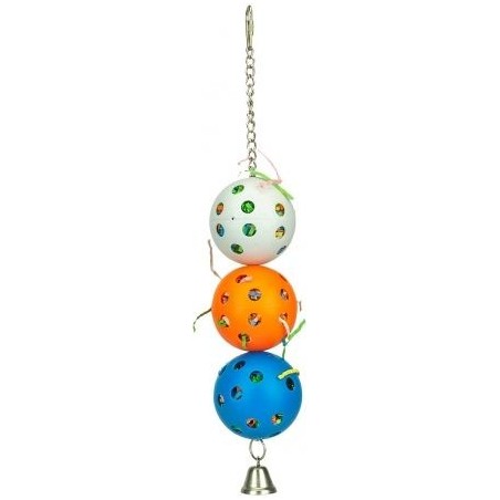 Boules de déchiquetage triples 40x7cm - Petlala à 9,25 € - PETLALA - PL4763 - Jouets