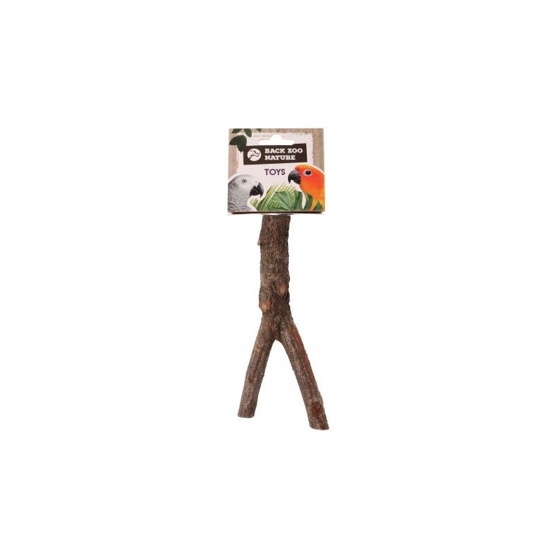 Perche en Y bois 20cm - Back Zoo Nature