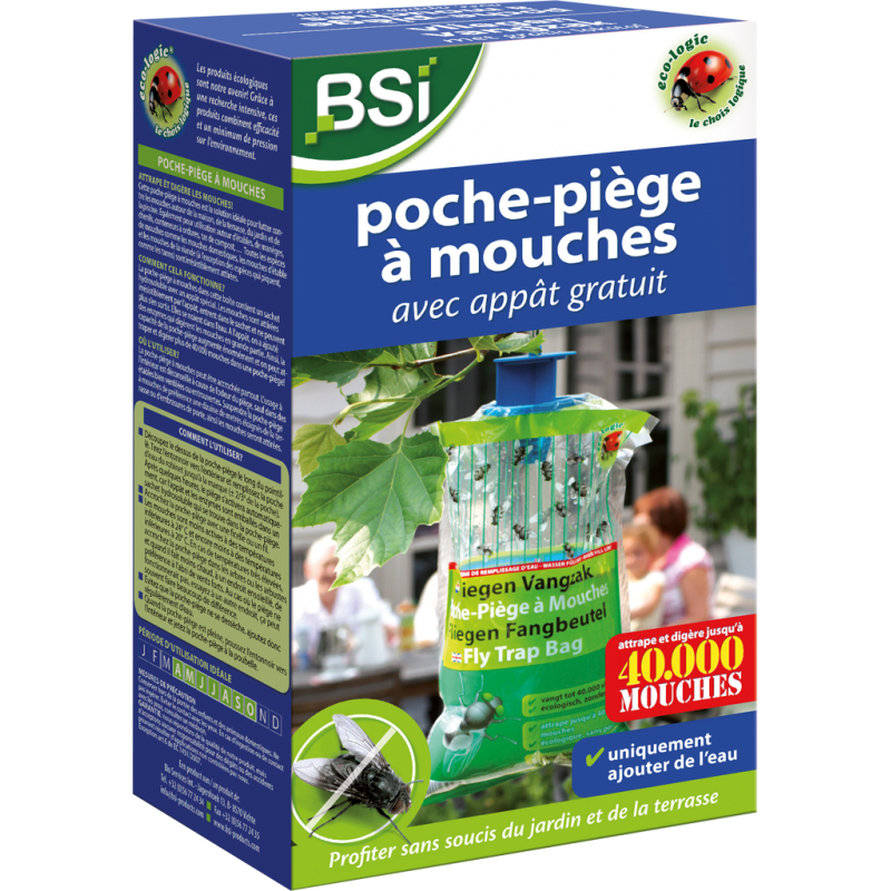 Fly Attract Poche-piège à mouches - BSI 50079 BSI 14,50 € Ornibird